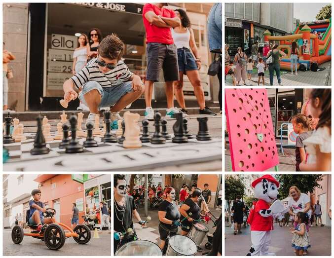 Collage de fotos de las actividades infantiles/TA.